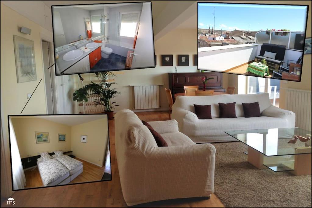 Apartamento Ático Centro Logroño Vistas Exterior foto